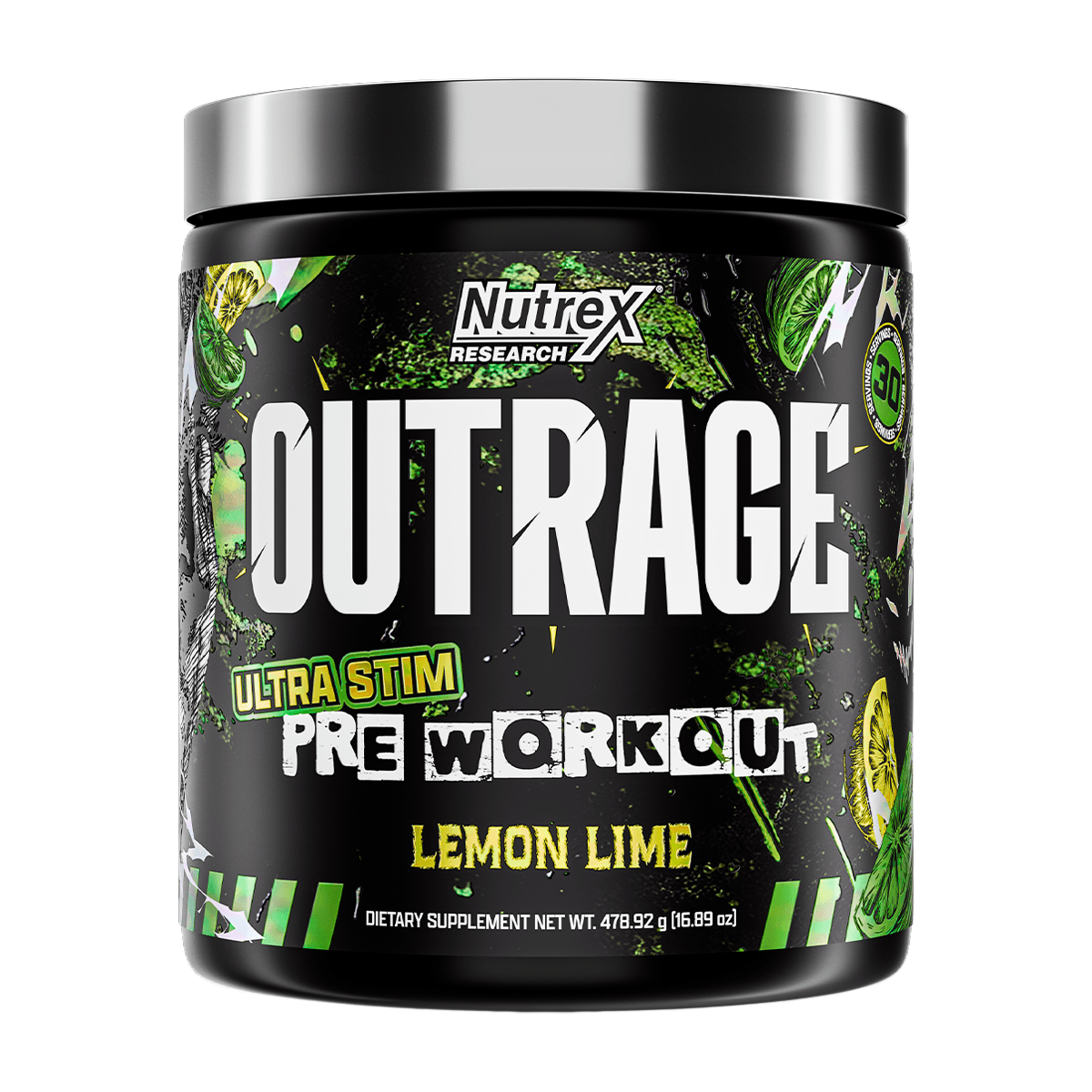 OUTRAGE PREWORKOUT 500 GR, NUTREX